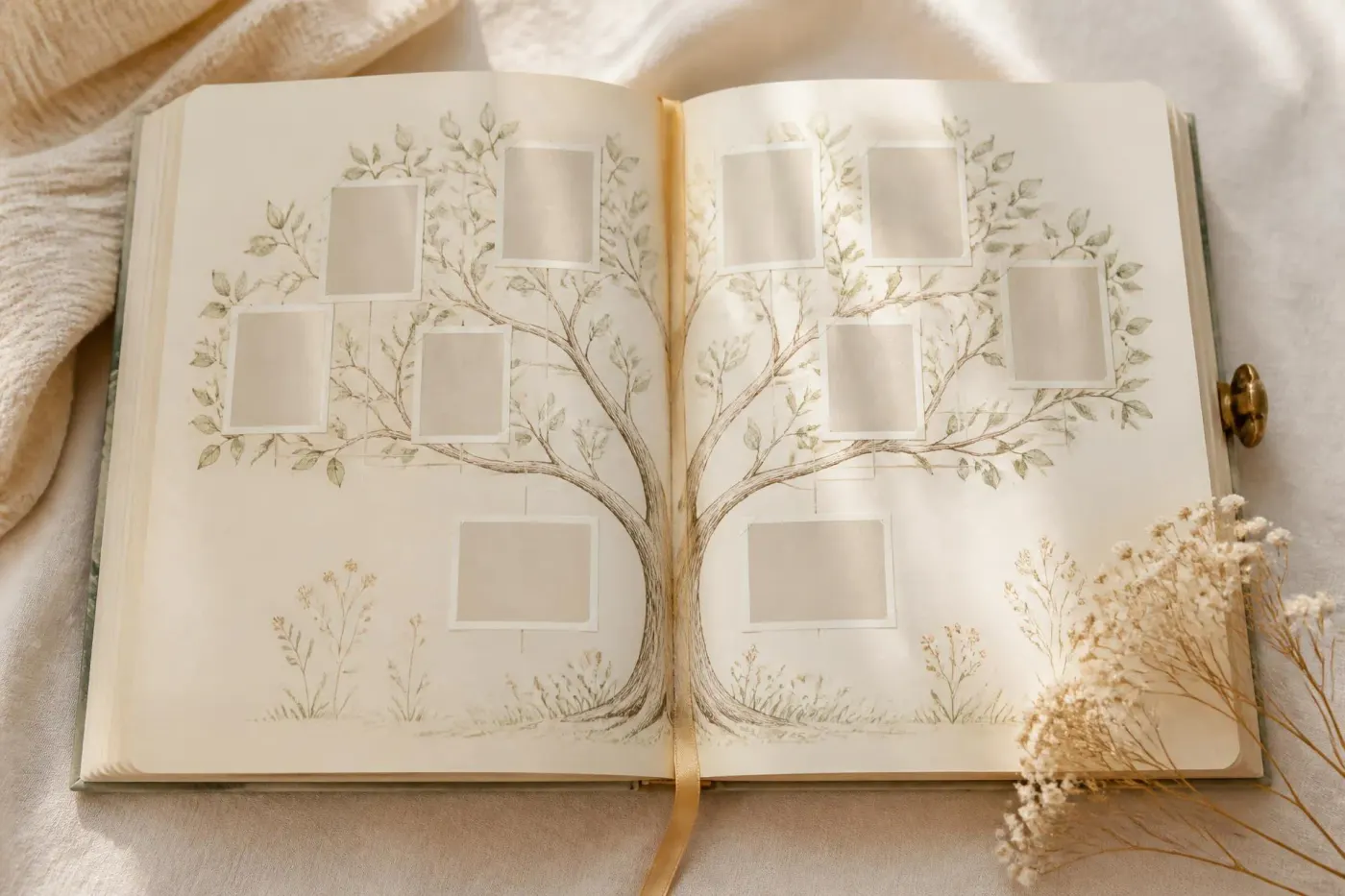 Journal spread: The Family Tree
